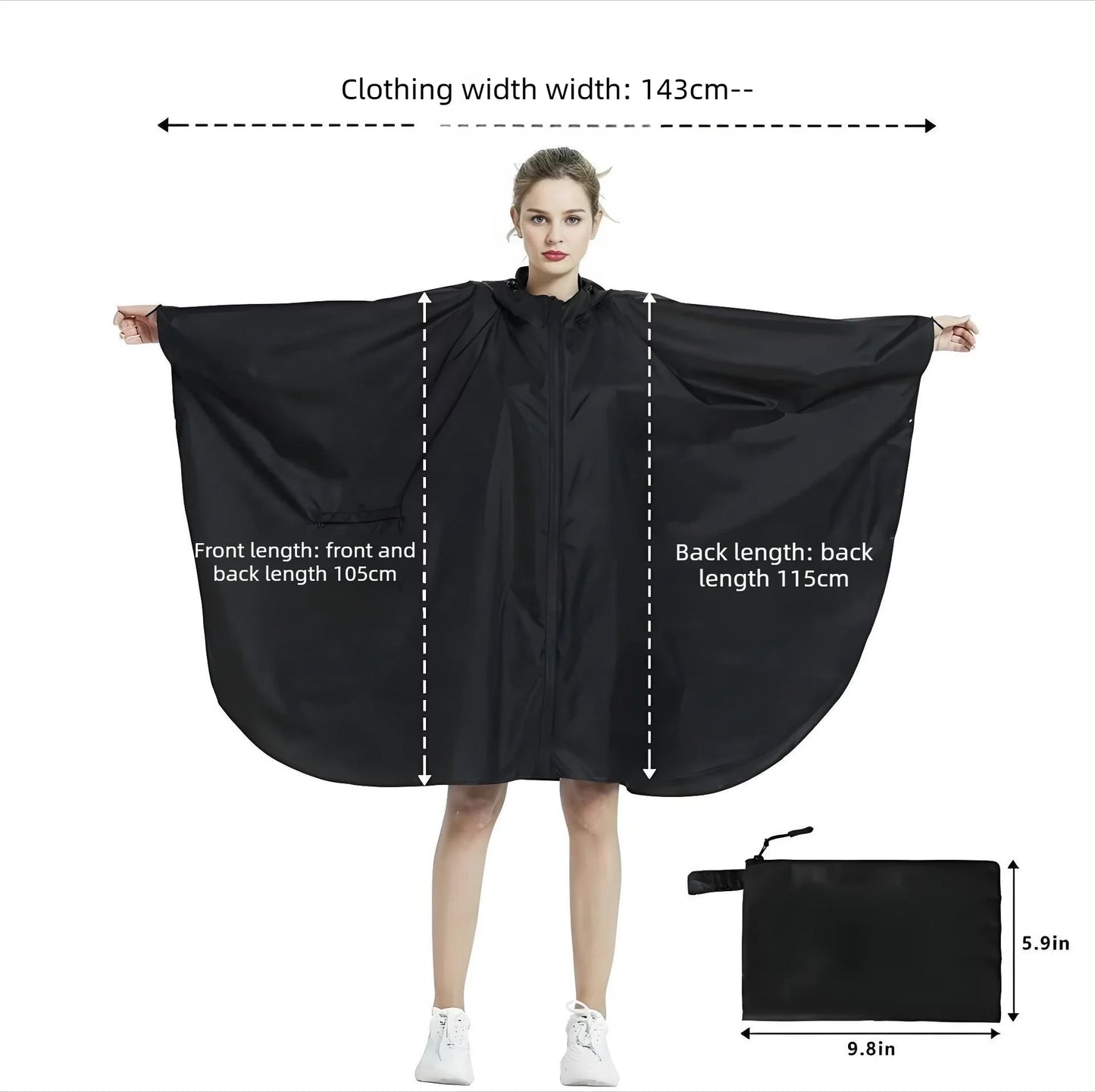 Capa de Chuva Impermeável para Adultos, Equipamento de Proteção contra Chuva para Mulheres e Homens