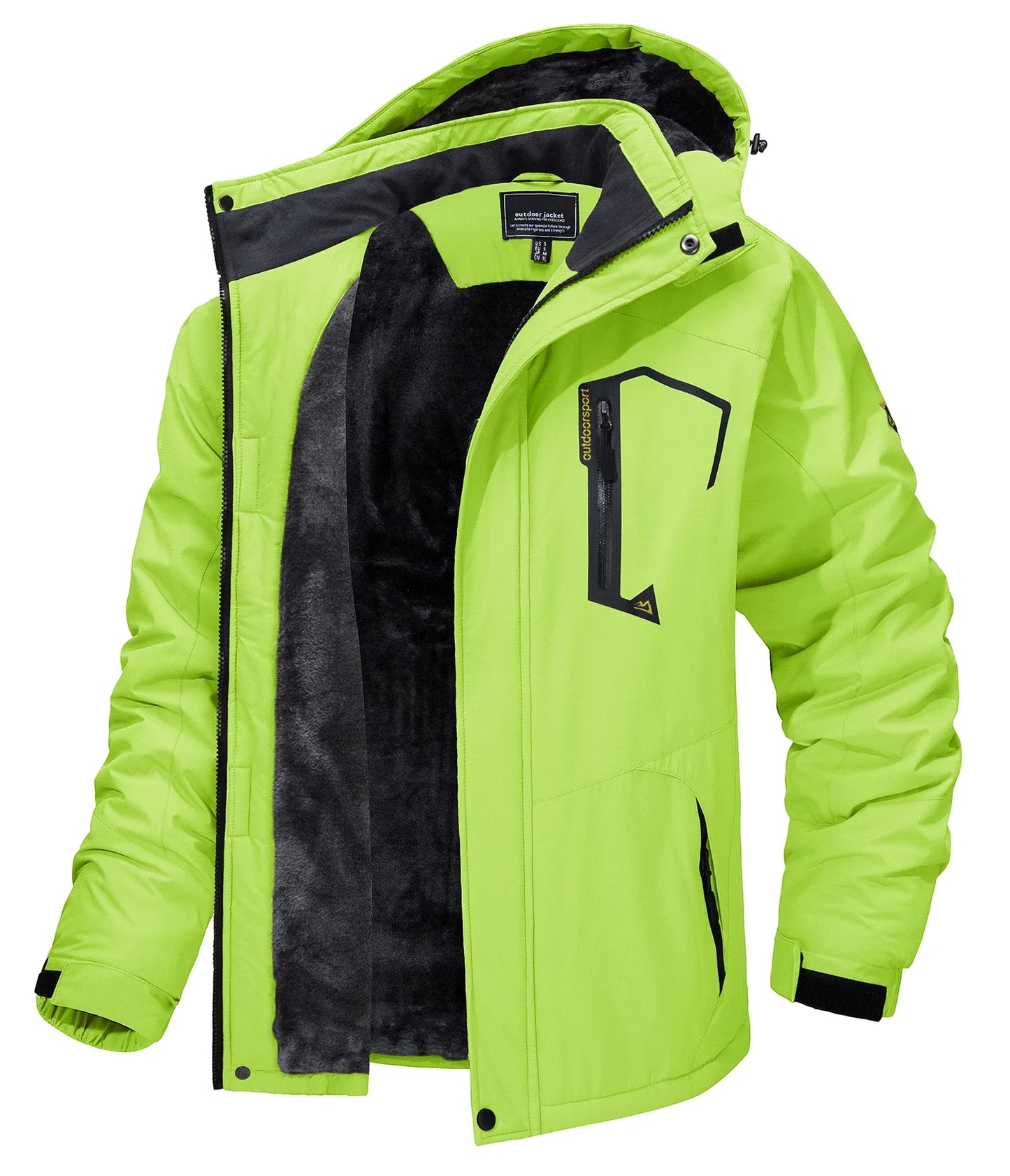 Jaqueta de Montanha Tacvasen Masculina — Quentinha, Impermeável e Corta-Vento para o Inverno