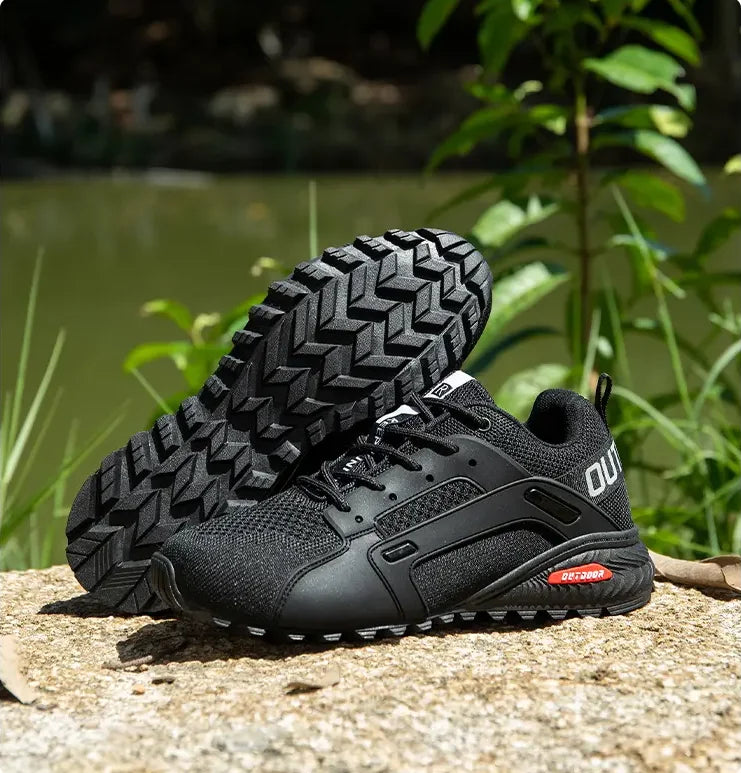 Sapatos de caminhada respiráveis masculinos sapatos esportivos ao ar livre botas de treinamento tático caminhadas e caça sapatos esportivos táticos