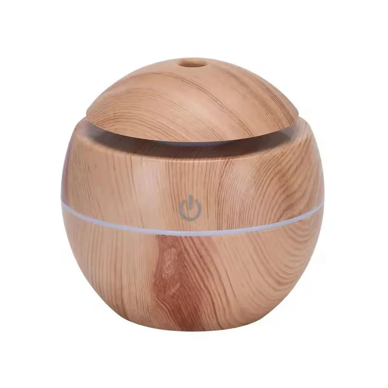 Difusor de Aromaterapia Ultrassonico com Controle Remoto — Umidificador e Luz LED 7 Cores