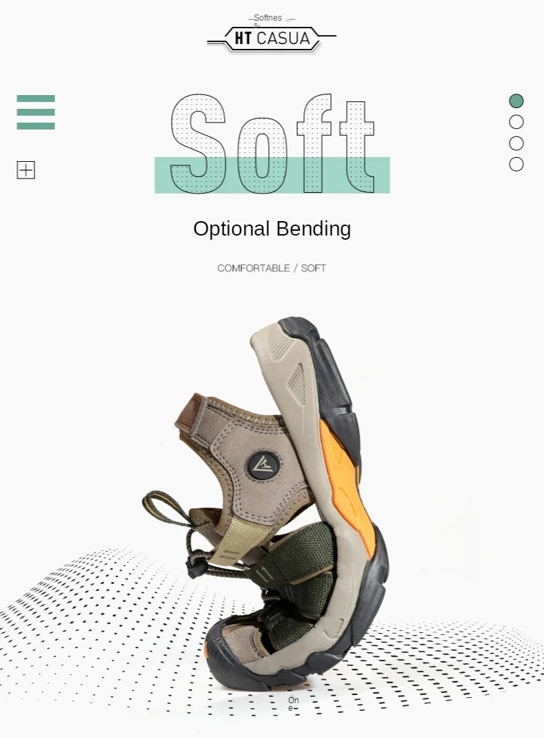 HUMTTO-Sandálias Outdoor Respiráveis para Homens, Sapatos de Caminhada, Sapatos de Água, Praia, Acampamento, Escalada, Aqua Sneaker, HT-710445A, Verão