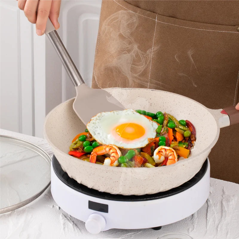 Kit Completo 43 Utensilios de Cozinha em Silicone — Cabo Inox, Antiaderente e Resistente ao Calor