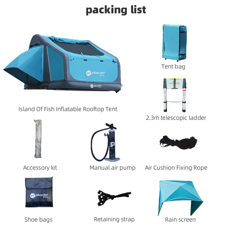 Tendas de Camping por Atacado, Tenda Inflável de Emergência para Camping ao Ar Livre, Tenda de Teto para Glamping
