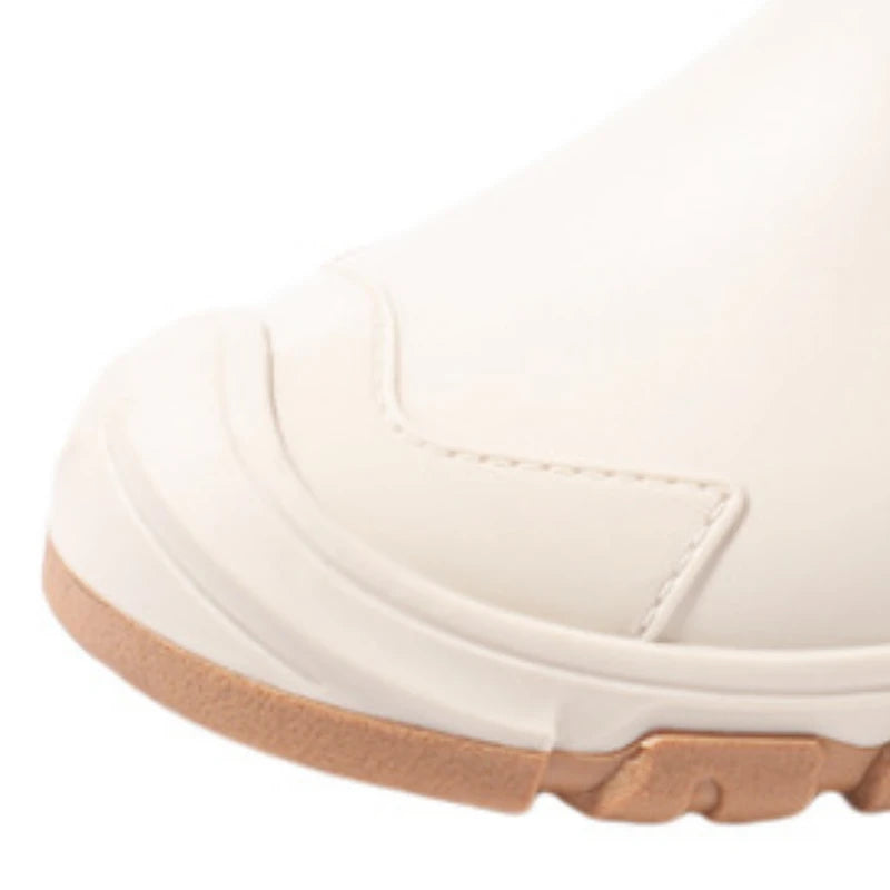 Botas de chuva masculinas botas impermeáveis ao ar livre antiderrapante casual tornozelo botas caminhadas pesca sapatos de água trabalho bota de borracha leve