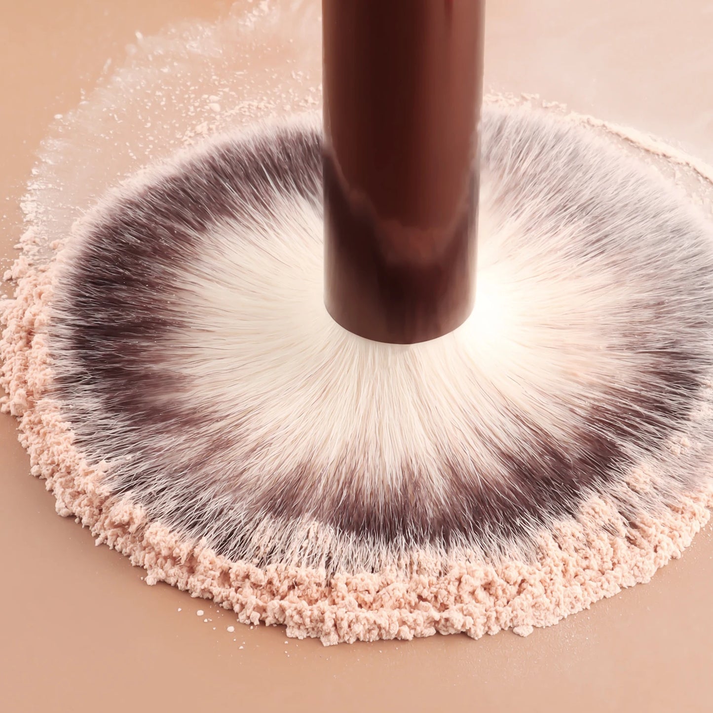 Kit com 13 Pincéis de Maquiagem Profissionais — Base, Corretivo, Pó, Sombra e Blush Kabuki
