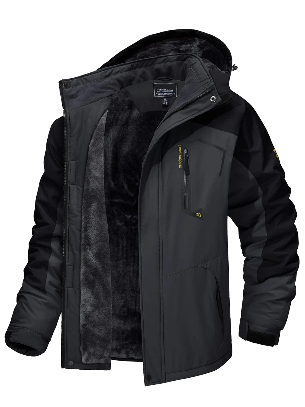 Jaqueta de Montanha Tacvasen Masculina — Quentinha, Impermeável e Corta-Vento para o Inverno