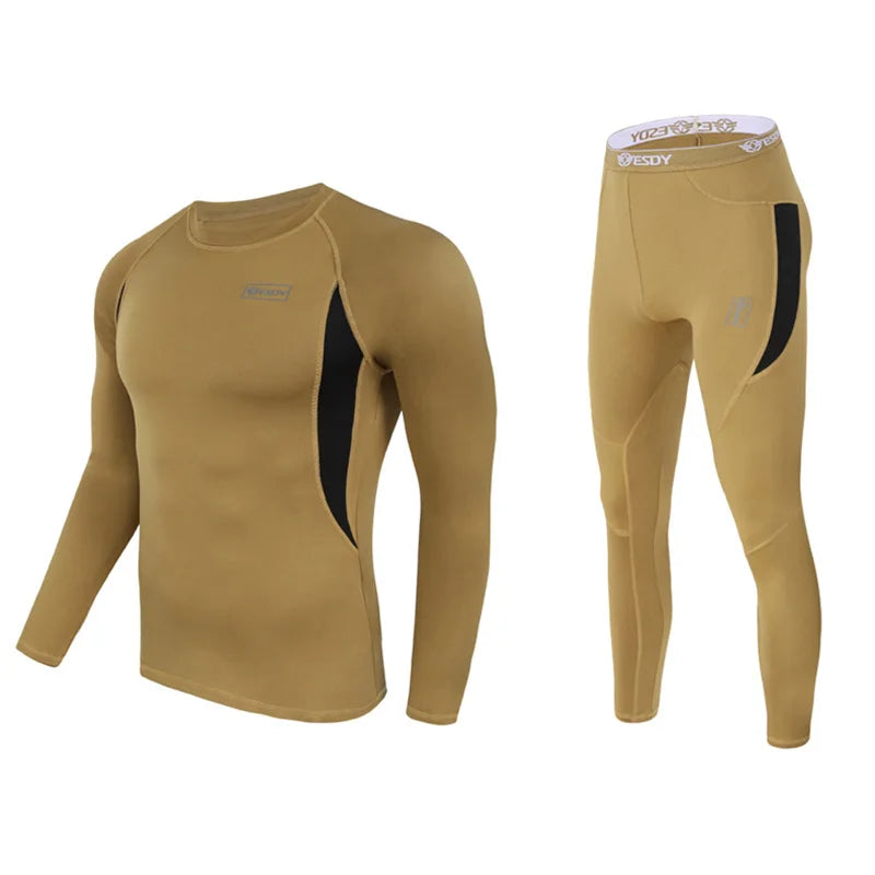 Conjunto Térmico Masculino de Inverno — Compresso, Fleece e Secagem Rápida em 4 Cores