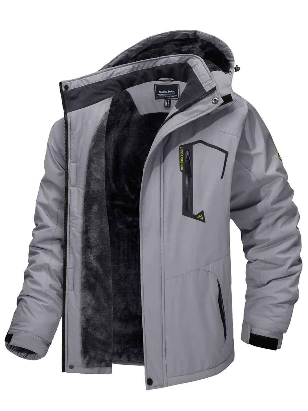 Jaqueta de Montanha Tacvasen Masculina — Quentinha, Impermeável e Corta-Vento para o Inverno