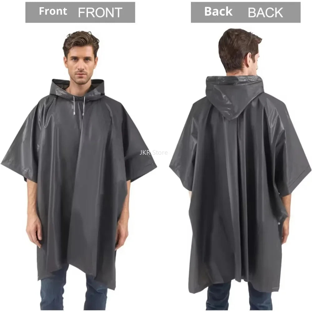 Poncho Waterproof Adult Raincoats for Rain Rainwater Motorcycle Rain Gear Rainrainwater for Women Waterproof Raincoat Man Coat