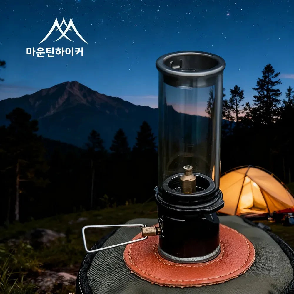 Luminária de Ambiente Retrô MOUNTAINHIKER para Piquenique e Camping, Lâmpada a Gás Criativa para Mesa de Cabeceira e Iluminação Decorativa Externa