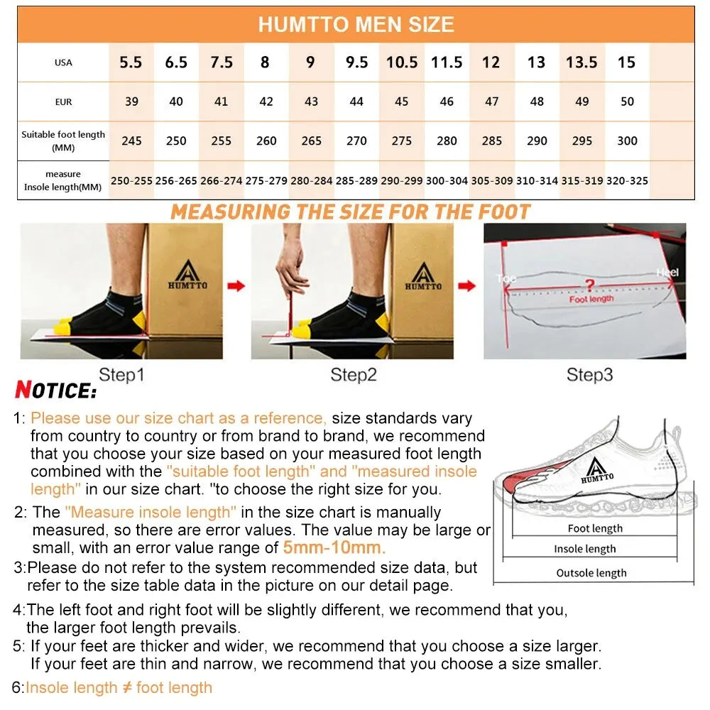 HUMTTO-Sandálias Outdoor Respiráveis para Homens, Sapatos de Caminhada, Sapatos de Água, Praia, Acampamento, Escalada, Aqua Sneaker, HT-710445A, Verão
