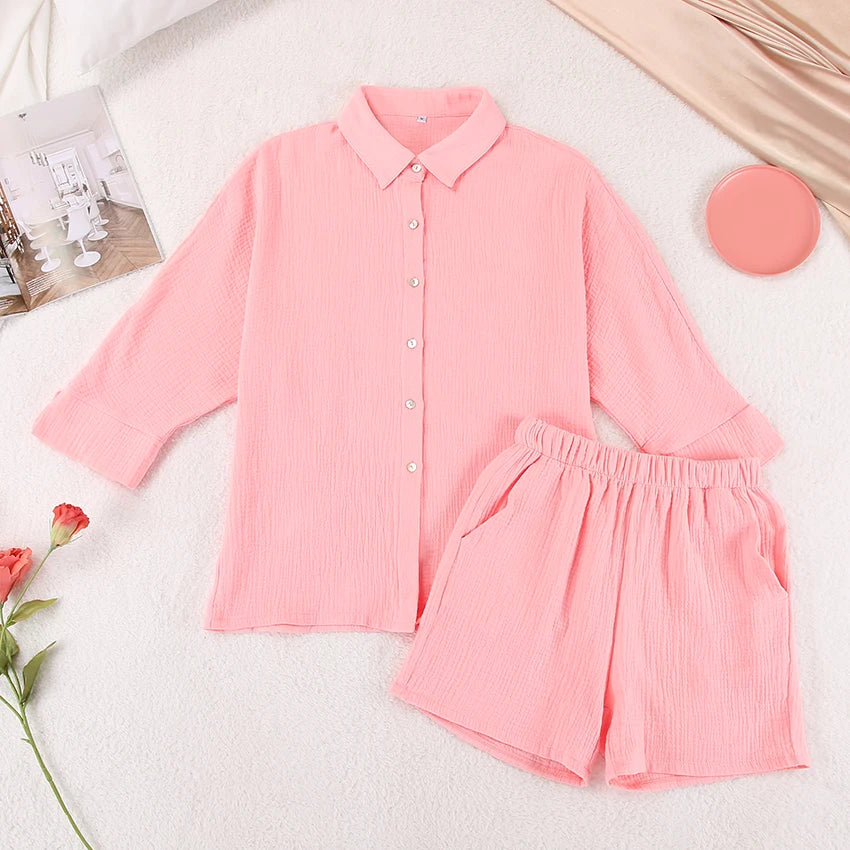 Pijama de Algodão Feminino Quentinho — Conforto e Estilo para Noites Perfeitas