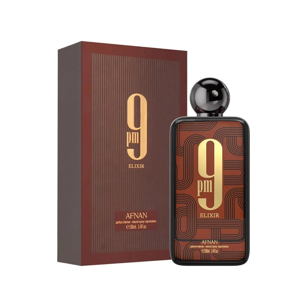 Perfume Afnan 9PM 100ml — Fragrância Aromática Doce e Amadeirada para Homens
