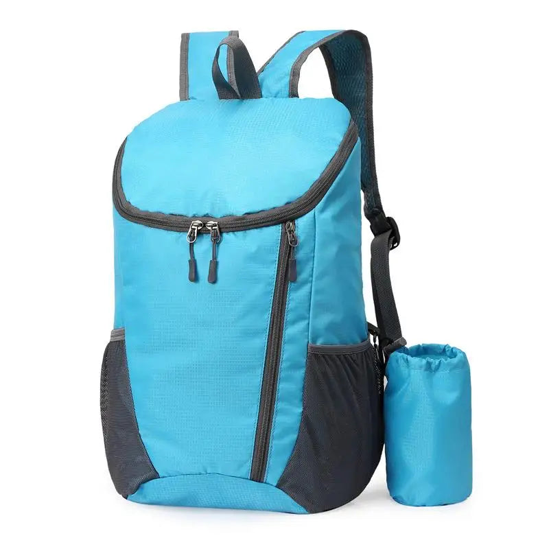 Mochila Portátil Dobrável de 20L para Montanhismo, Ultraleve, para Ciclismo ao Ar Livre, Viagem e Caminhada
