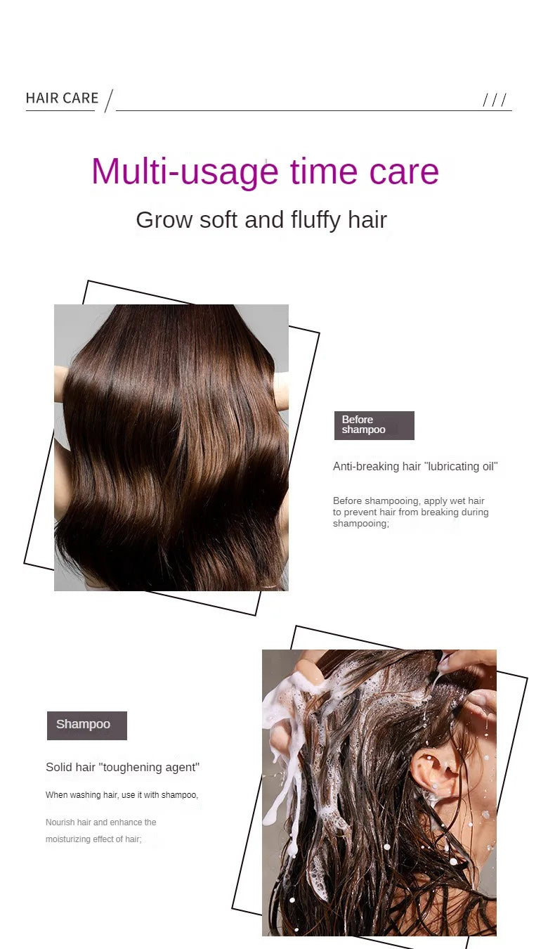 Sérum Capilar em Cápsulas de Rosa — Anti-Frizz, Condicionador para Cabelos Crespos e Ressecados