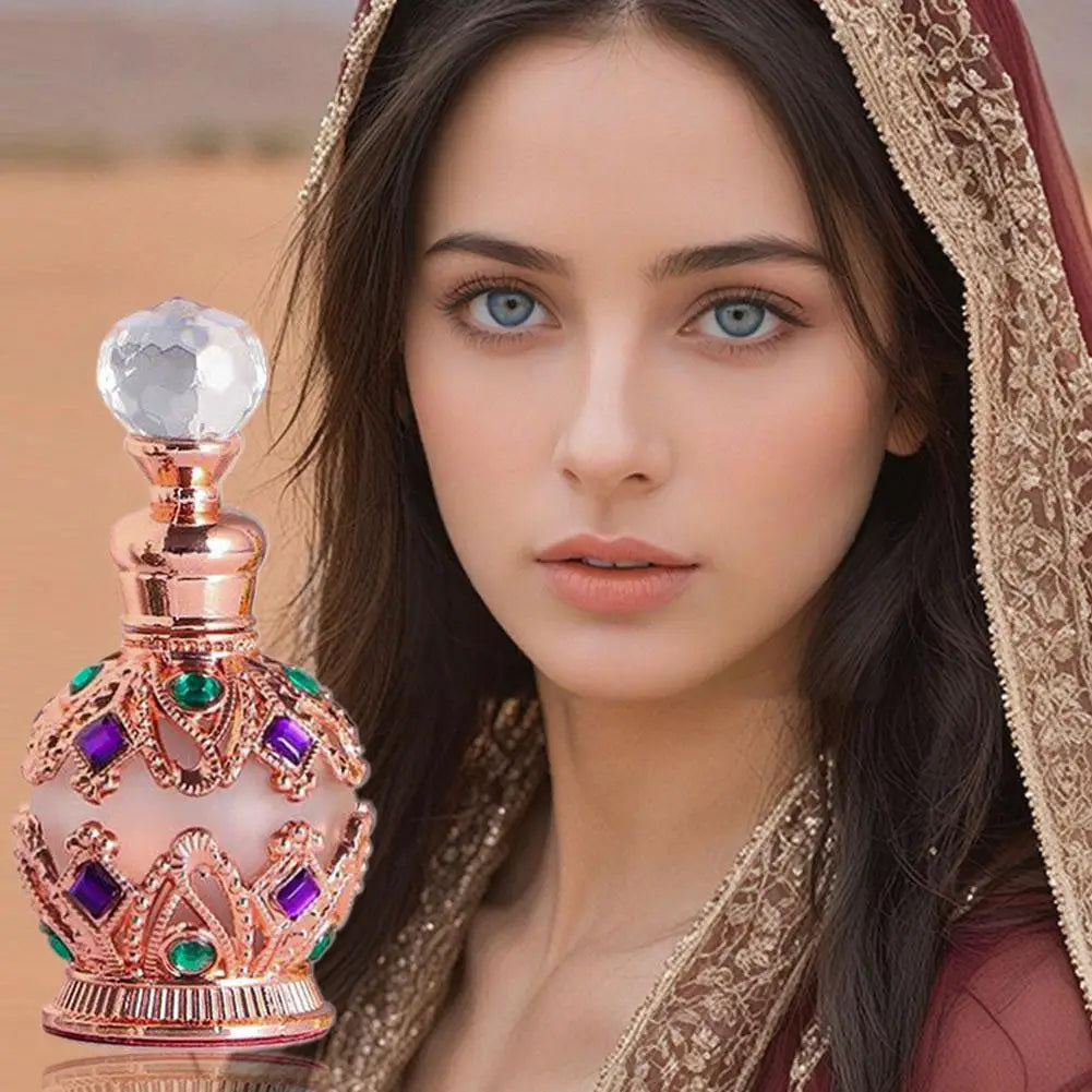 Perfume Árabe Feminino com Feromônio — Buquê Floral de Rosa, Jasmim e Baunilha Duradouro