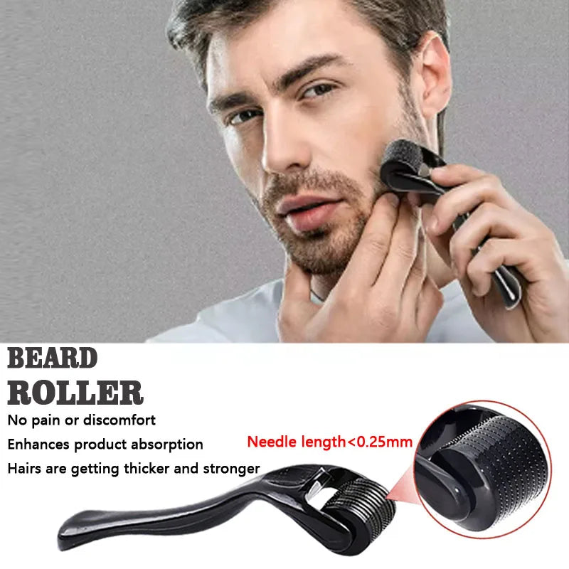 Kit Completo de Cuidados para Barba — Óleo, Bálsamo, Hidratante, Amaciador e Ferramentas de Aparar