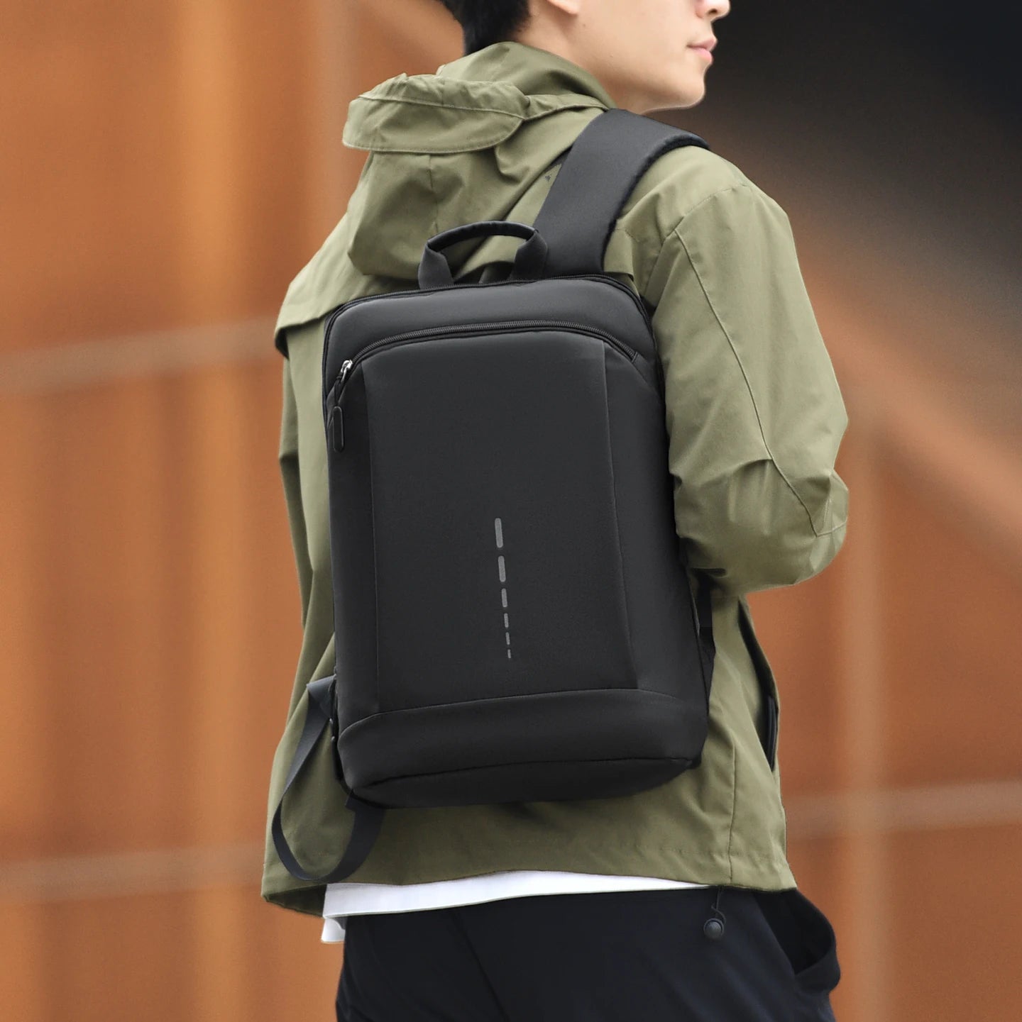 Mochila masculina à prova d'água ultraleve mochila masculina elegante mochila para laptop de 15,6 polegadas