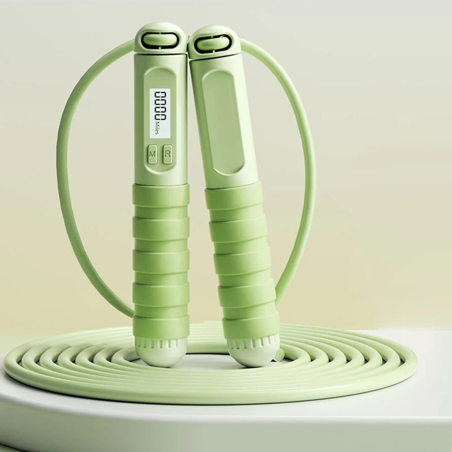 Corda de Pular Eletrônica com Contador — 2,8m, Unissex, Ideal para Cardio e Perda de Peso