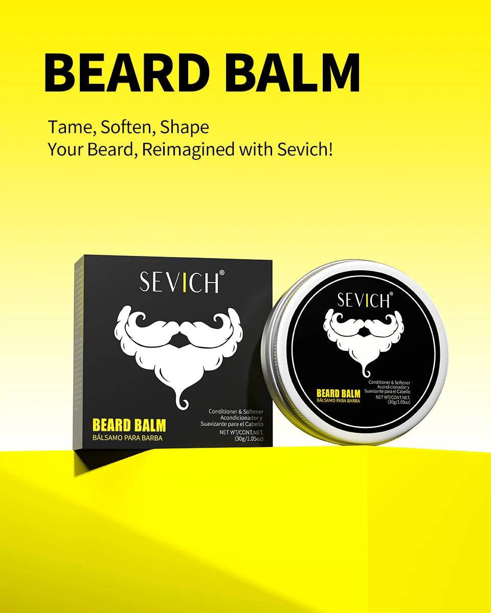Kit de Óleo para Barba Masculino — Creme Hidratante, Cera e Óleo para Bigode Estiloso e Charmoso