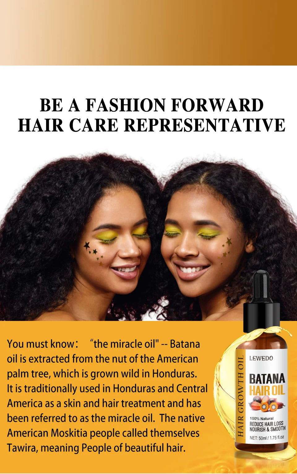 Sérum de Crescimento Capilar com Batana Oil — Anti-Queda, Reparador e Estimulante Natural