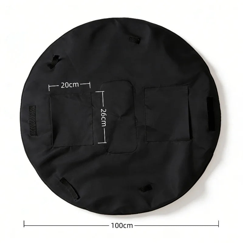 Bolsa Organizadora de Viagem Dobável e Resistente — Grande Capacidade para Camping, Passeios e Piquenique