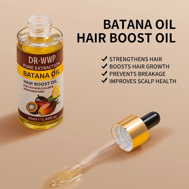 Kit Shampoo e Condicionador Batana Oil 500ml — Hidratante, Suavizante e Anti-Frizz para Cabelos