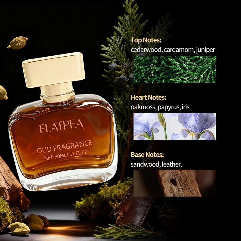 Perfume Árabe Clássico de Sândalo e Almíscar — Fragrância Amadeirada Elegante e Duradoura