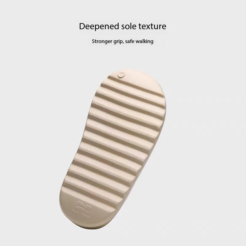 Coconut Slippers Feel like Stepping on Shit Thick-soled Sandals Summer New Non-slip Wearing Sandals