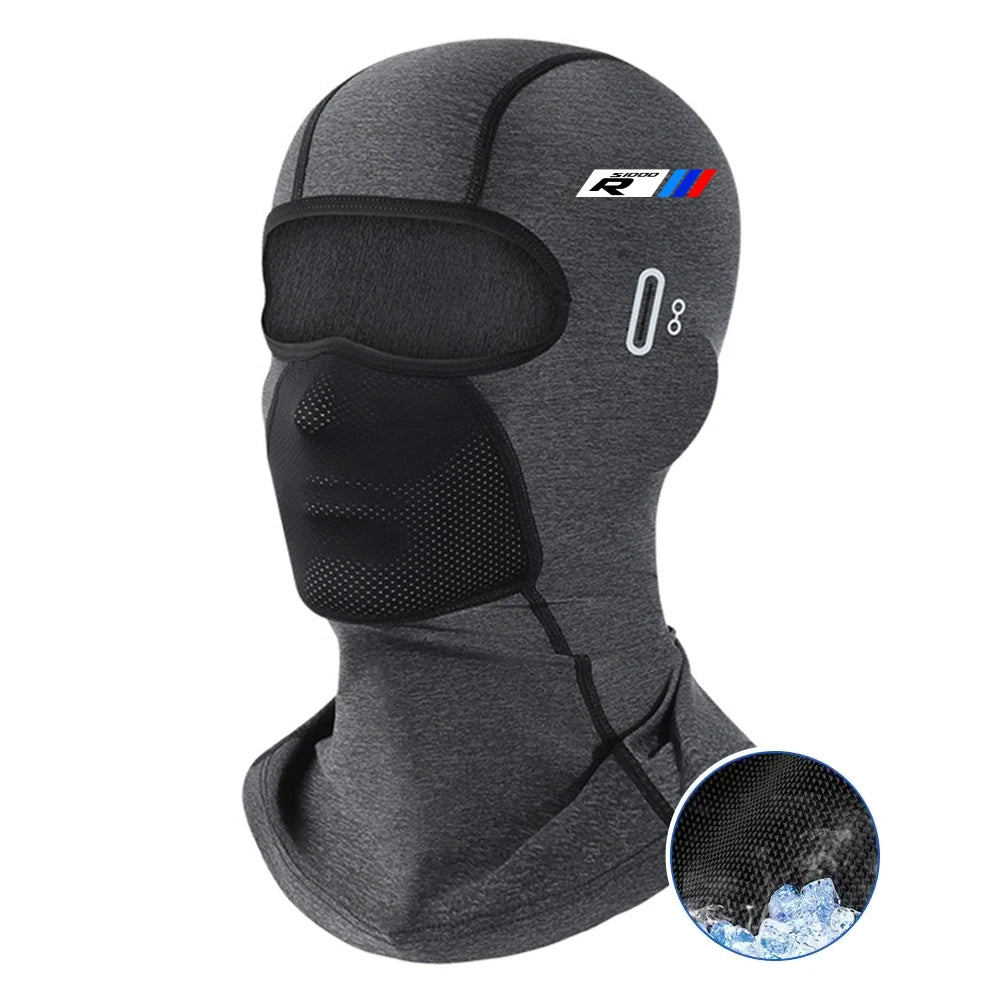Balaclava para Moto BMW S1000R — Respiravel, Corta-Vento, Versoes Curta e Longa para Verao e Inverno