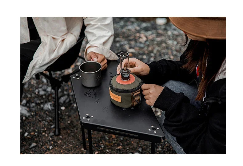 Luminária de Ambiente Retrô MOUNTAINHIKER para Piquenique e Camping, Lâmpada a Gás Criativa para Mesa de Cabeceira e Iluminação Decorativa Externa