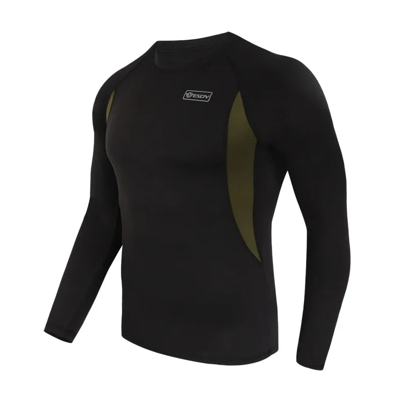 Conjunto Térmico Masculino de Inverno — Compresso, Fleece e Secagem Rápida em 4 Cores