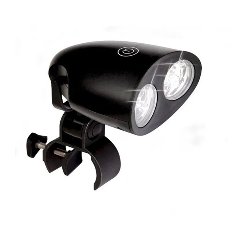 Luz LED Portátil para Churrasqueira — 10 LEDs, Ajustável 180°, Resistente ao Calor para Churrasco e Camping