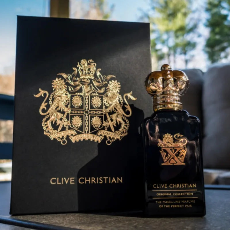 Perfume Clive Christian Masculino 50ml — Fragrância Fresca com Jasmim, Rosa, Sândalo e Musk