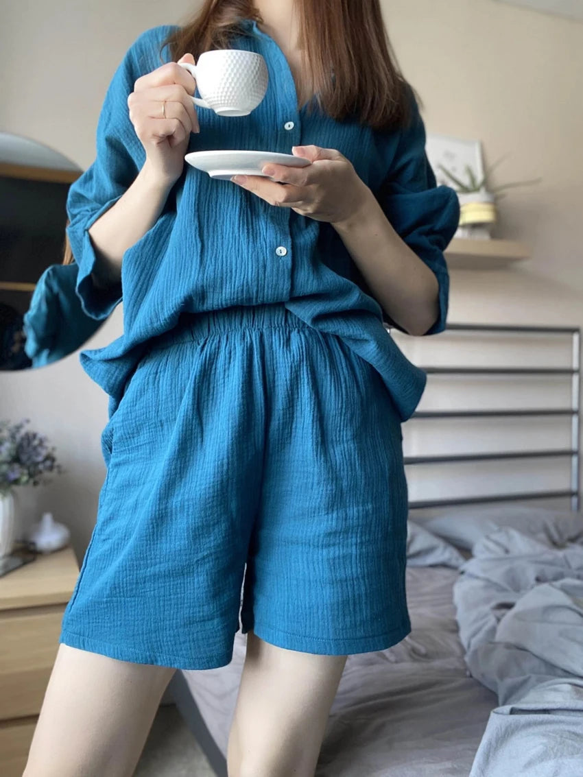 Pijama de Algodão Feminino Quentinho — Conforto e Estilo para Noites Perfeitas