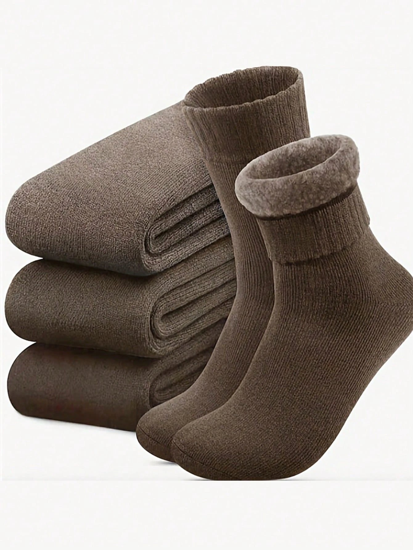 Meias Masculinas Forradas Térmicas — Grossas, Macias e Perfeitas para o Inverno
