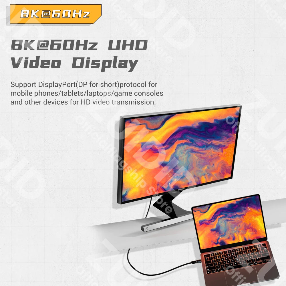 Adaptador Magnético USB4 80Gbps USB-C para Tipo C 240W 4