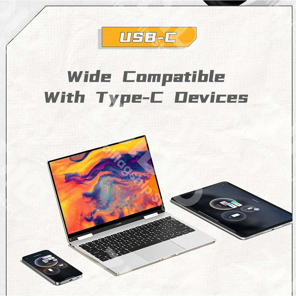 Adaptador Magnético USB4 80Gbps USB-C para Tipo C 240W 6