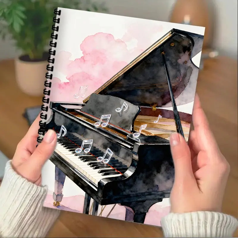 Caderno de Música Tamanho A4, Livro de Partituras Multifuncional, Adequado para Iniciantes, Profissionais, Compositores - Prática de Partituras para Piano 6