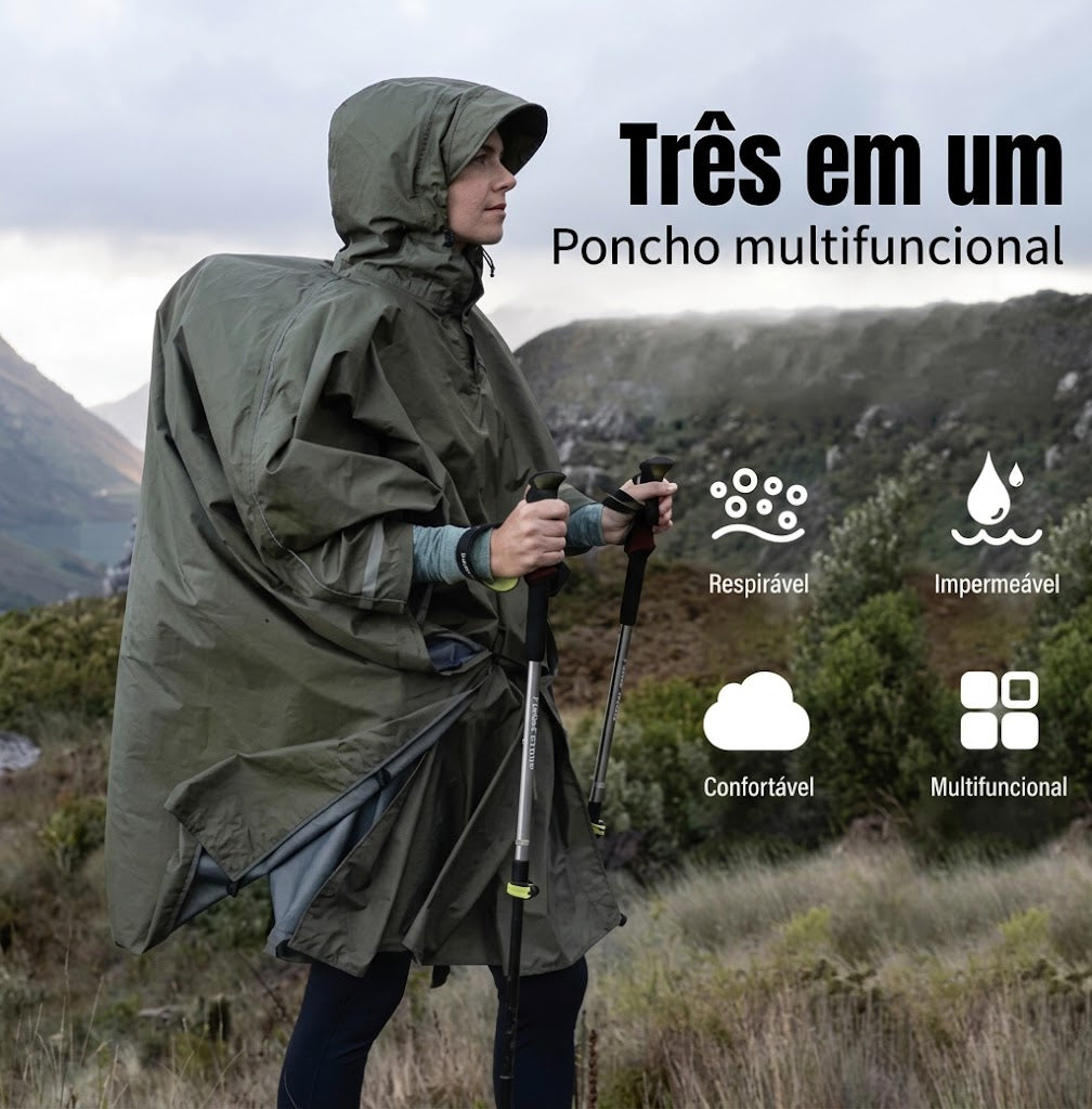 Capa de Chuva Impermeável para Adultos, Equipamento de Proteção contra Chuva para Mulheres e Homens 10
