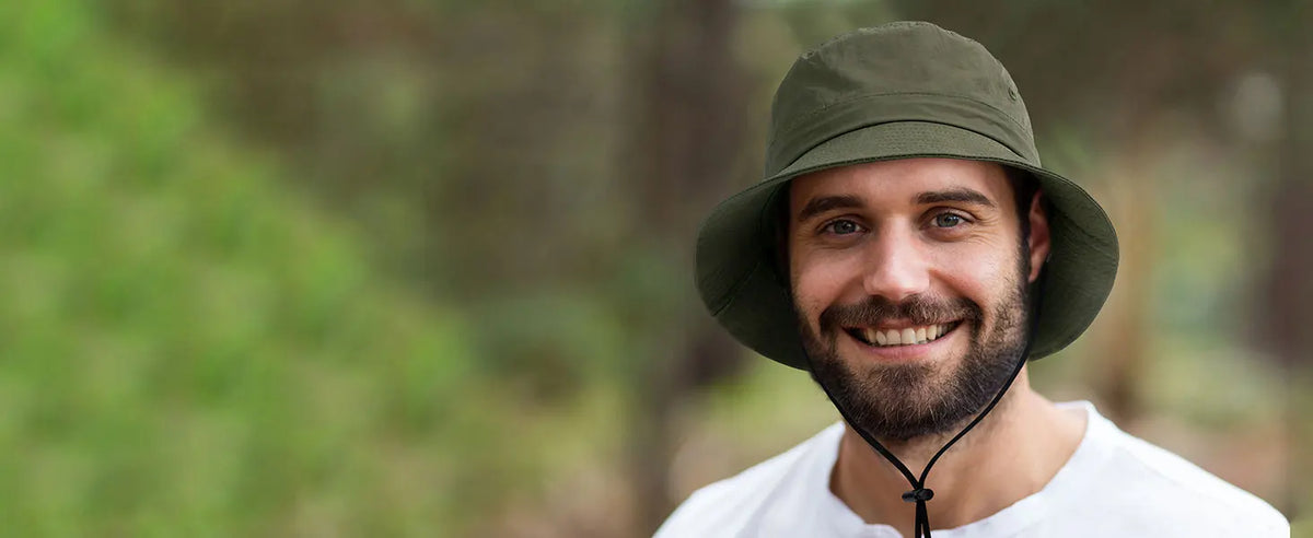 Chapéu Bucket Impermeável UPF 50+ — Dobrável para Pesca, Praia e Atividades ao Ar Livre 10