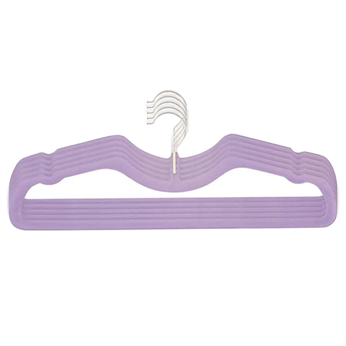 Conjunto de 5 Cabides de Veludo Antideslizante 7