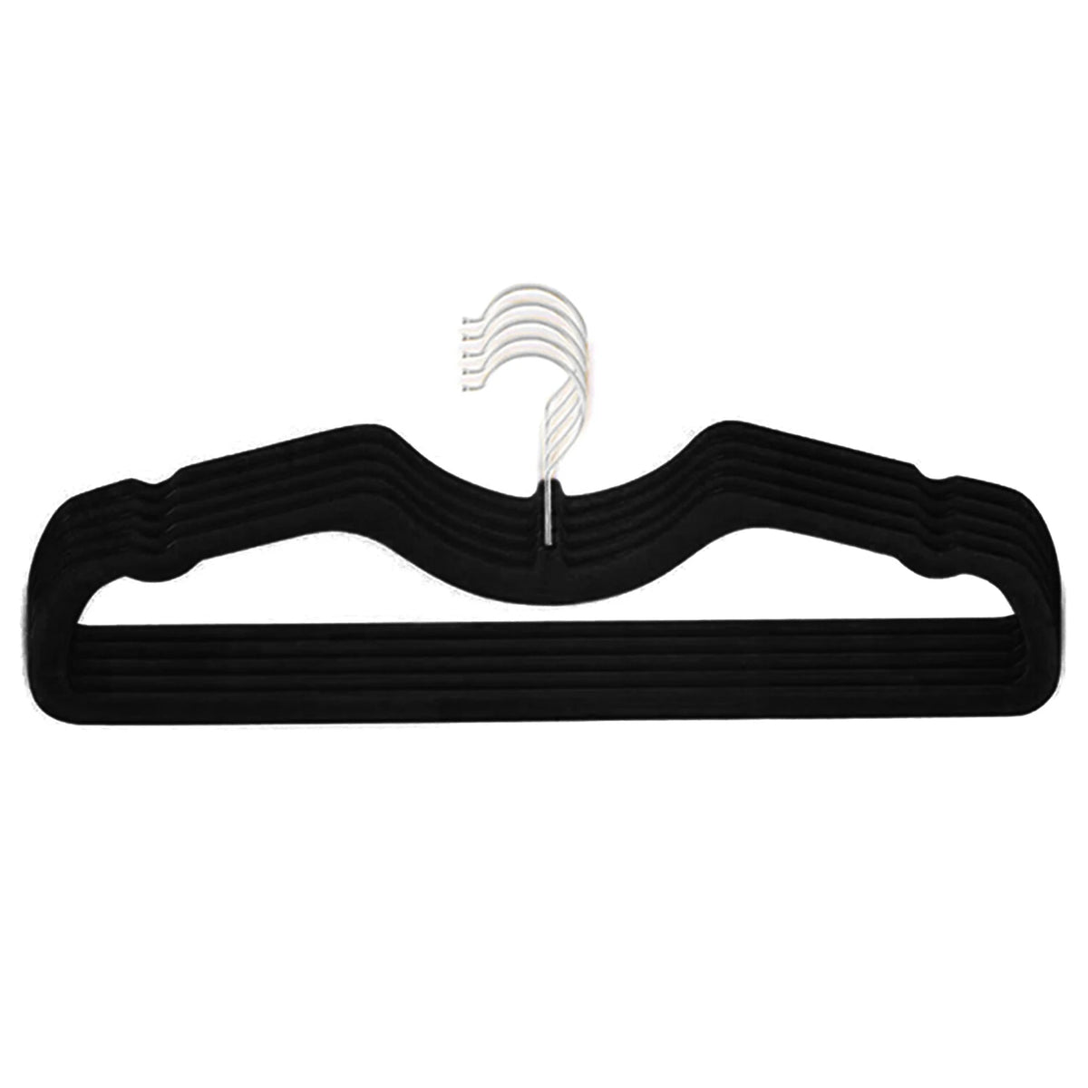 Conjunto de 5 Cabides de Veludo Antideslizante 8