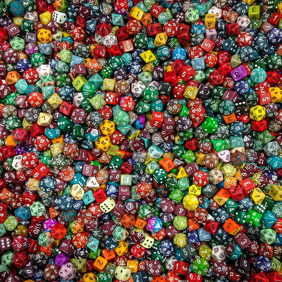 Conjunto de Dados Poliédricos para Jogos, 16/40 Peças, Dados Numéricos Multiformato e Bolsa de Armazenamento em Veludo Preto, Suprimentos para Jogos de Tabuleiro XJM 6