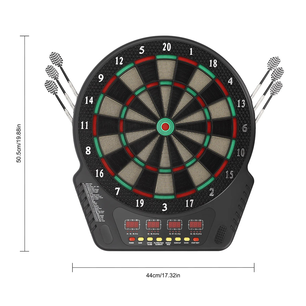 Conjunto de dardos eletrônicos com 6 dardos, display LED, comando de voz, 27 modos de jogo para festas, escritório e entretenimento doméstico 3