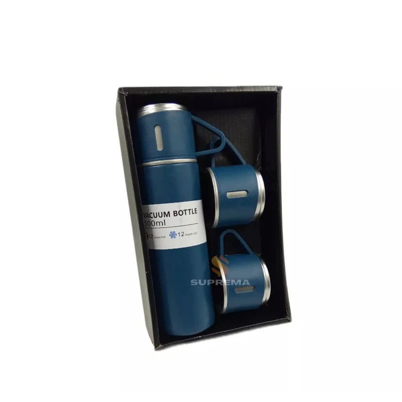 Conjunto Garrafa Térmica com Frasco a Vácuo 500ml e 3 Xícaras 7