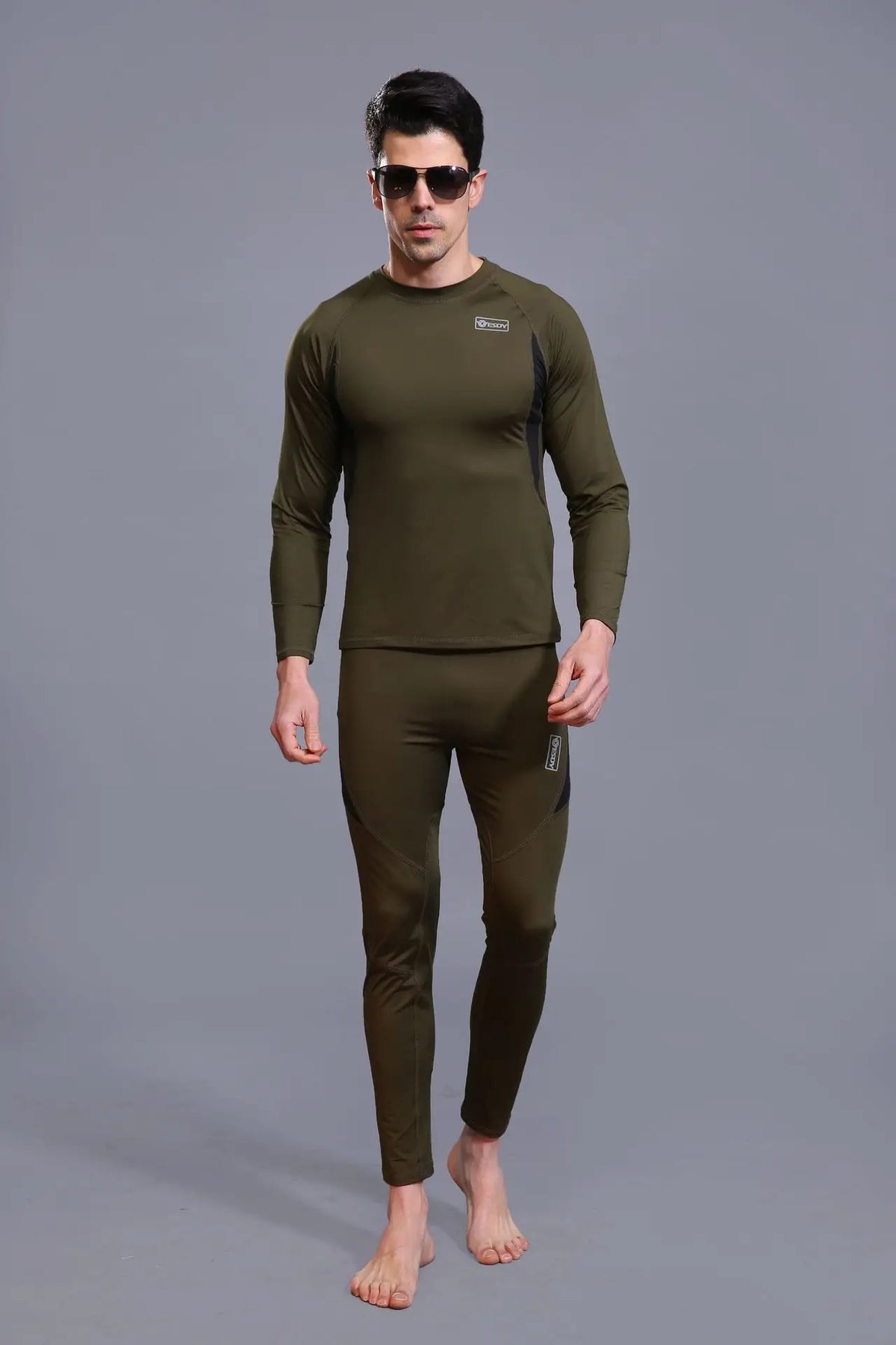 Conjunto Térmico Masculino de Inverno — Compresso, Fleece e Secagem Rápida em 4 Cores 3