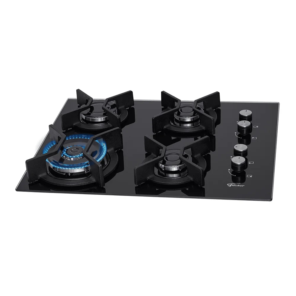 COOKTOP A GÁS FISCHER 4 BOCAS TRIPLA CHAMA INFINITY 26297-57076 BIVOLT 2