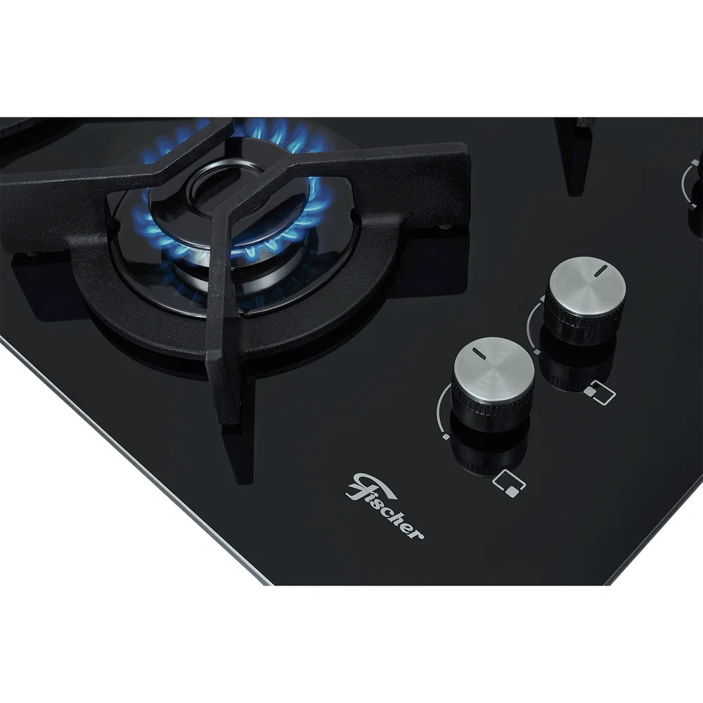 COOKTOP A GÁS FISCHER 4 BOCAS TRIPLA CHAMA INFINITY 26297-57076 BIVOLT 4