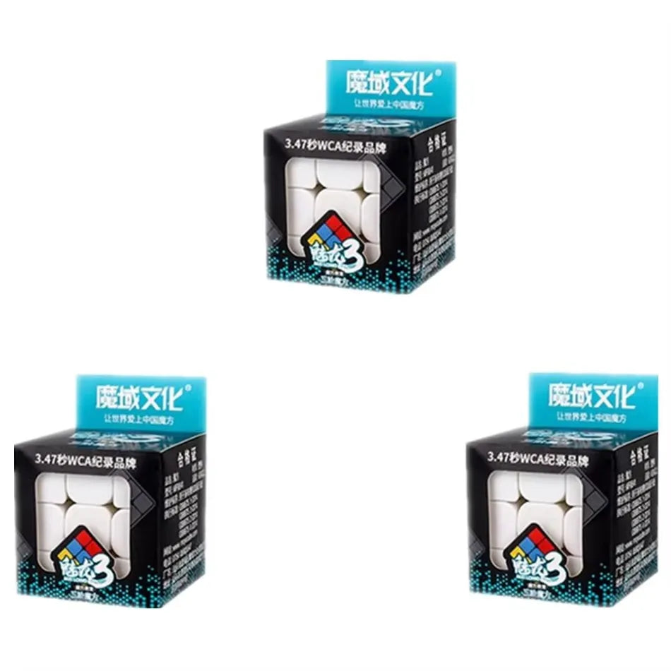 Cubos Mágicos MoYu MeiLong 3x3x3 Sem Adesivos, Quebra-Cabeça de Velocidade, Brinquedos para Adultos, Presentes de Aniversário e Natal para Crianças 27